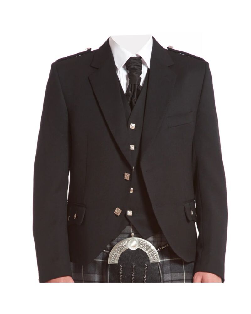 argyll jacket and vest stretch wool blend dedum 