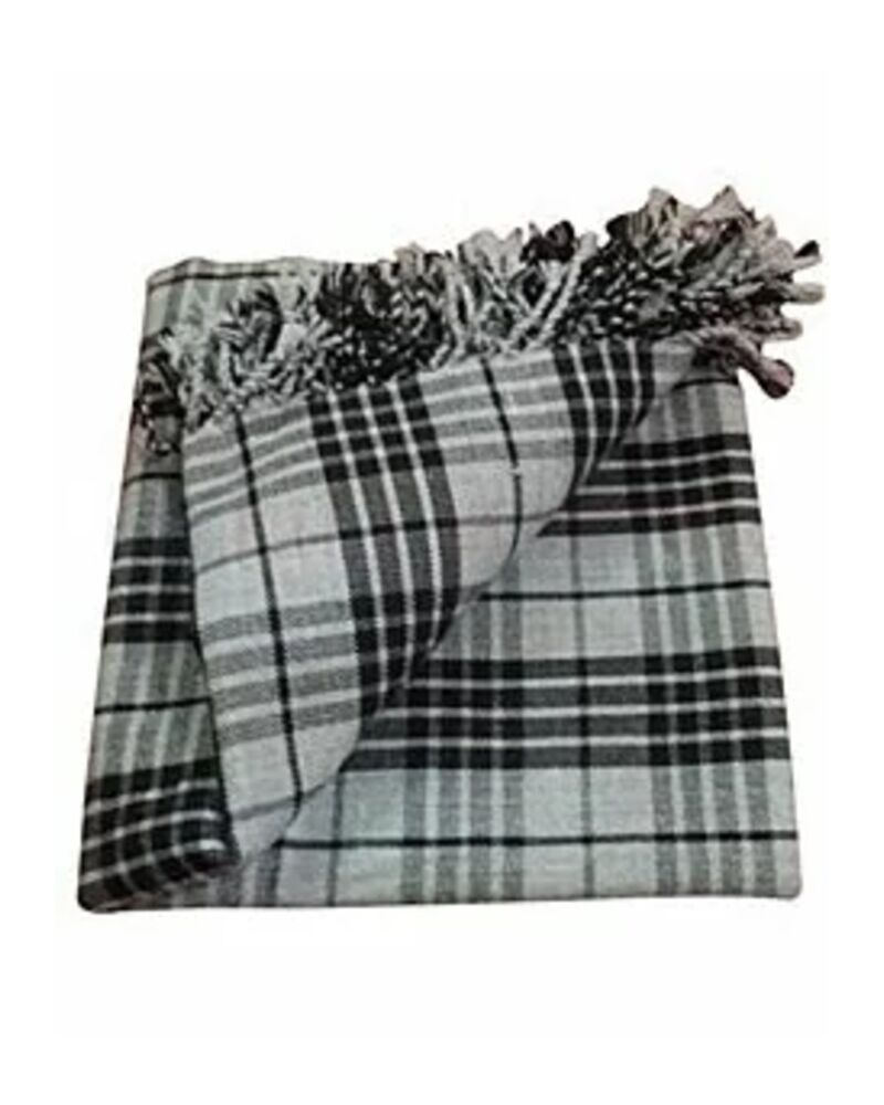 Grey Granite Tartan Fly Plaid