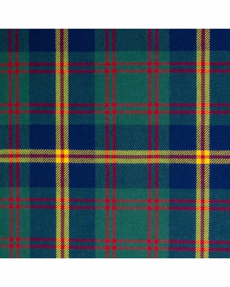 The US Marine Corps Tartan image showcases a striking plaid pattern in red, blue, and green tones, reflecting both Scottish heritage and military pride, ideal for kilts, formal attire, and decorative fabrics.