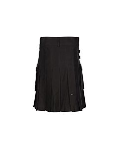 black denim utiity kilt