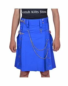 Blue Gothic Kilt
