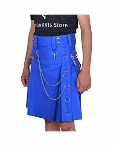 Blue Gothic Kilt
