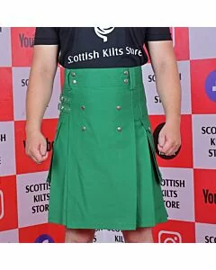 Green Modern Utility Kilt