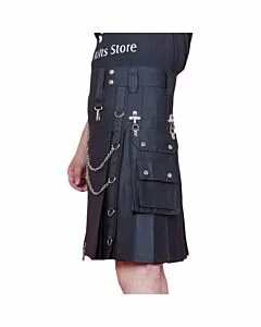 Gothic Black Kilt