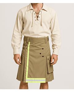 Khaki Firefighter Utility Kilt