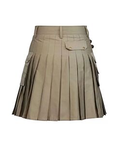 Khaki Modern Utility Kilt 