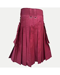 Mehroon detachable kilt