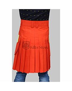 Orange Firefighter Utility Kilt
