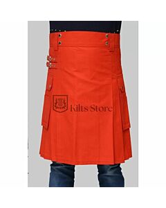 Scottish Orange Utility Kilt
