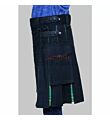 Black And Green Tartan Utility Kilt