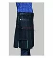 Black And Green Tartan Utility Kilt