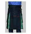 Black And Green Tartan Utility Kilt