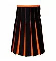 Black And Orange Utility Kilt