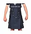 Black Utility Kilt