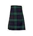 black watch modern tartan kilt front side
