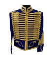 blue hussar marching pipe band jacket front side