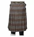 campbell old weather tartan kilt back side