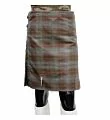campbell old weather tartan kilt front side