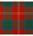 Chisholm Ancient Tartan fabric pattern, deep green, blue, and red design