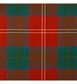 Chisholm Ancient Tartan fabric pattern, deep green, blue, and red design
