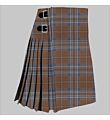 The Pretender Tartan in green and navy colors, ideal for kilts and traditional Scottish outfits