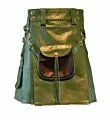 Fashion Green Leather Kilt 