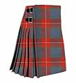 Fraser Ancient Tartan Kilt in authentic ancient color palette, traditional Scottish Highland dress showcasing classic Clan Fraser tartan pattern