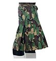 green camouflage utility kilt right side