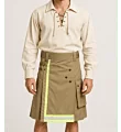 Khaki Firefighter Utility Kilt