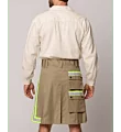 Khaki Firefighter Utility Kilt