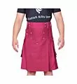 Maroon Utility Kilt