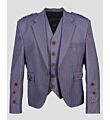 Purple Argyll Tweed Jacket And Vest