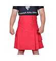 Red Utility Kilt
