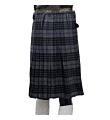scottish grey watch tartan kilt back