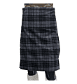 scottish grey watch tartan kilt front