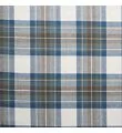 Stewart Muted Blue Weathered Tartan in soft blue colors, ideal for kilts and Scottish outfits