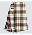 Victoria Dress Tartan Kilt in classic red and green, perfect for Scottish events and formal wear