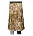 stylish desert camo kilt back side