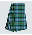 Urquhart Ancient Tartan Kilt in green and navy, perfect for Scottish events, formal and casual wear
