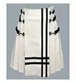 White Leather Kilt