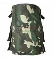 woodland army camo utility kilt front